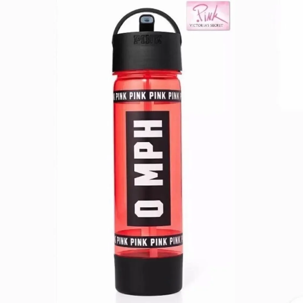 NWT Victorias Secret 10 Pack PINK Campus Water Bottle 24oz w/ bottom compartment